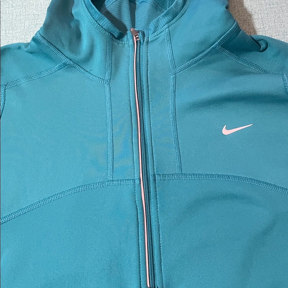 Nike Turquoise Half-Zip Hoodie - Picture 11 of 11